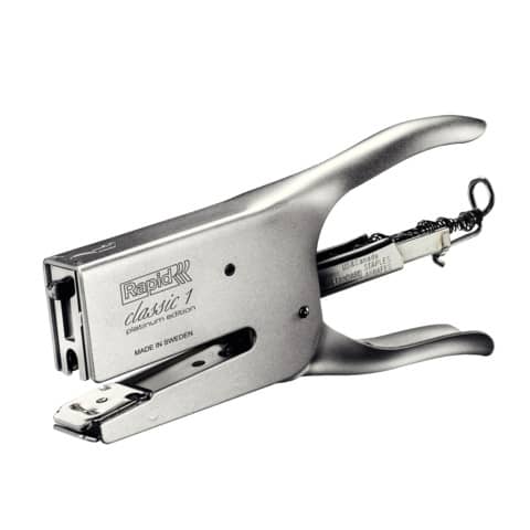 Cucitrice a pinza Rapid K1 Classic 50 fogli - Platinum Edition platino satinato - 5000250